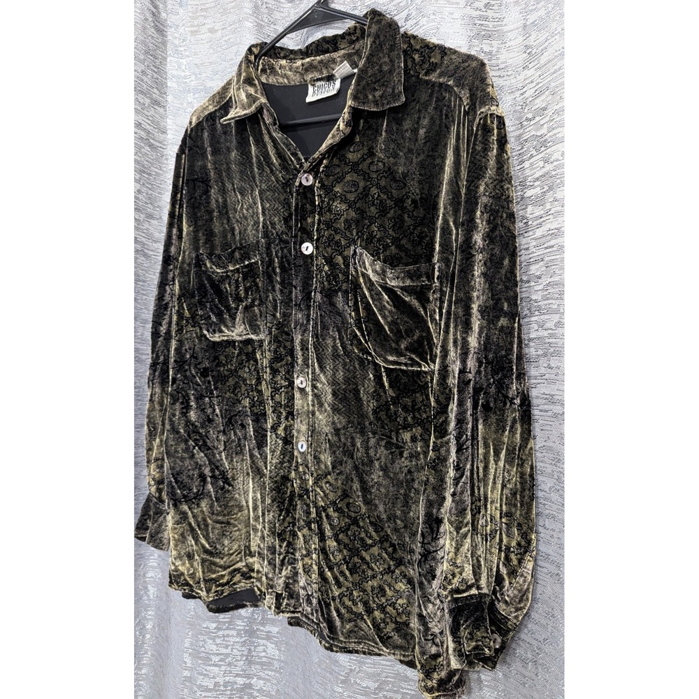 Chico's Design Button soft  Down Top / Shirt - Chico's Size 2 = Large Women‎